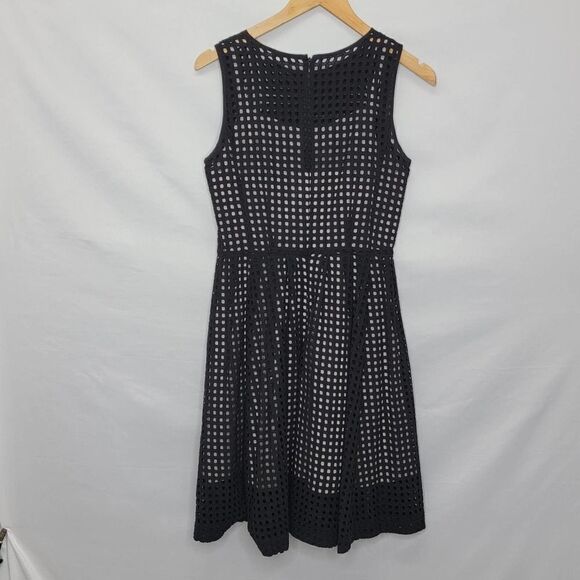 halogen fit and flare sleeveless dress with cutout details Double lined - Picture 11 of 14